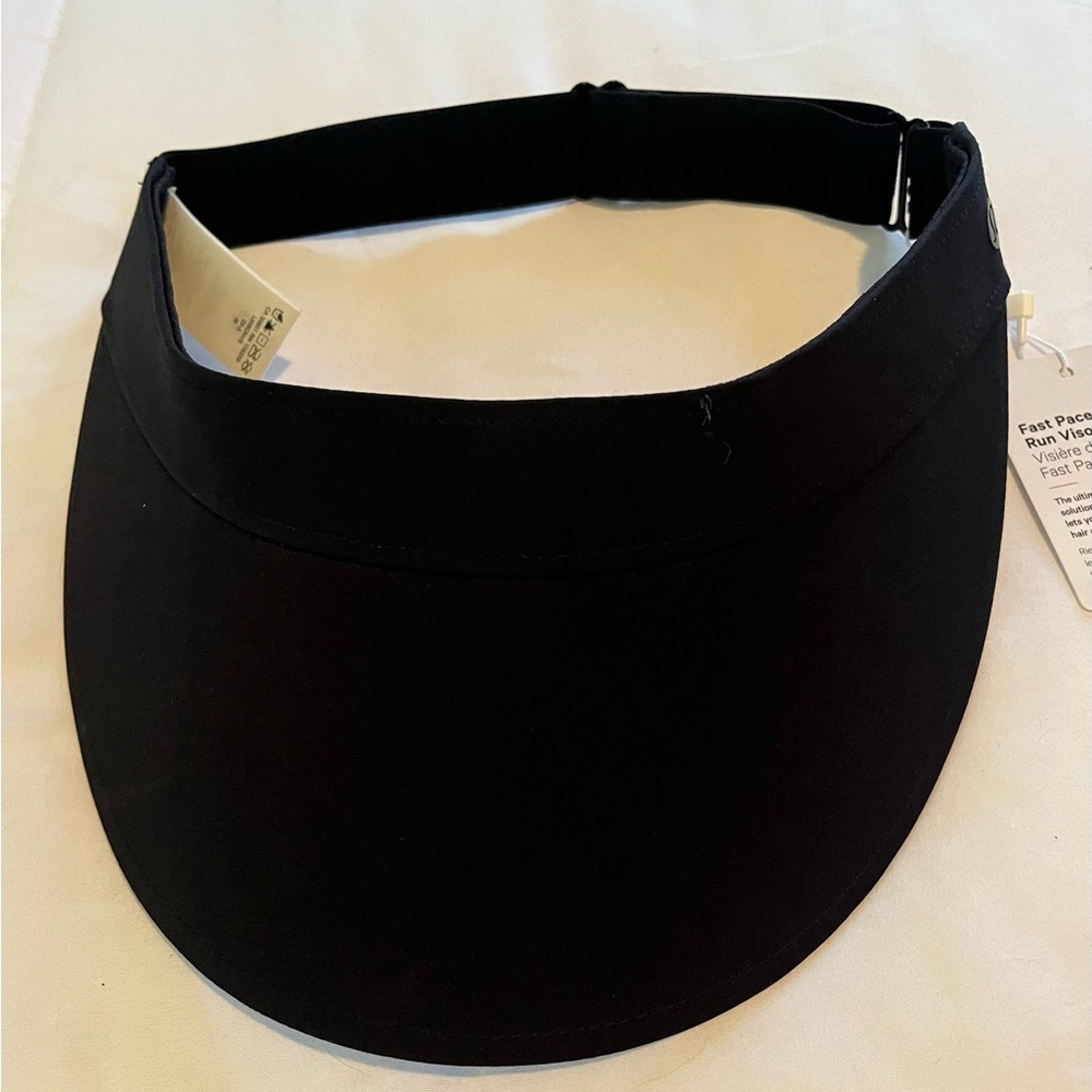 Lululemon Athletica Black Adjustable Fast Pacer Run Visor